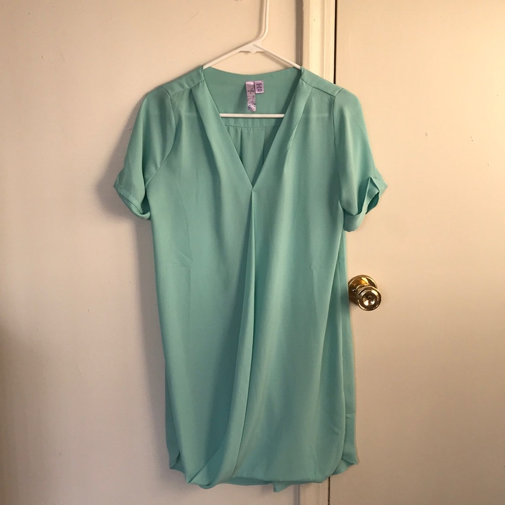 Mint colored float dress